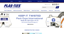 Desktop Screenshot of plasties.com